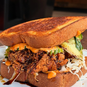 Fried Korean Chicken Sandwich