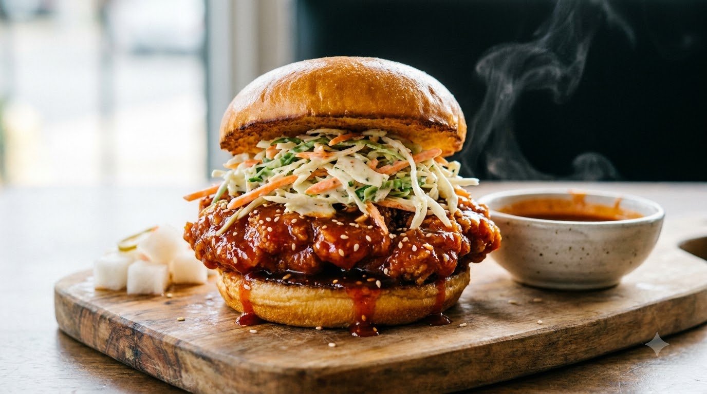 What Is a Fried Korean Chicken Sandwich?