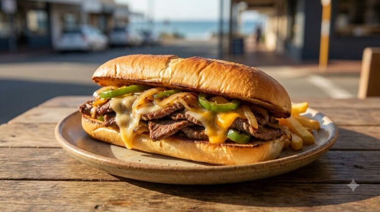 Philly cheese steak roll